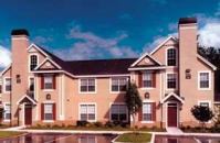 Making sure pedestrian pathways, recreation facilities, and parking areas are visible by multiple windows and convenient to as many individual entries as possible is a good way to deter crime. The design of Vintage on the Green, a Tarragon Properties community in Orlando, Fla., accomplishes this task.