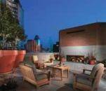 LUXURY LIFE: The Ashton, named the High-Rise Project of the Year, brought many condo-style amenities and features to the Dallas market, including a rooftop view of the city's skyline. Colors also ruled the competition, including the Fiesta House (below), awarded the prize for Senior Project of the Year.