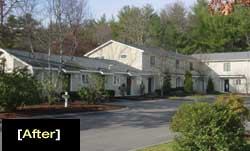 YANKEE THRIFT: An exterior and energy makeover turned Easton Crossing into a more desirable and profitable property.