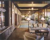 Decorative marble and classically styled columns and vaults give the Summit Roosevelt the air of a grand old hotel–which it once was. The owners spent a large slice of the renovation budget on public spaces, which had to compensate for the building's relatively small apartments.