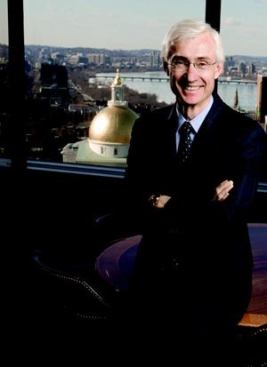 VIEW FROM THE TOP: From Berkshire's Boston offices, CEO Frank Apeseche can see the Massachusetts State House and beyond.