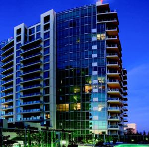 REACH FOR THE SKY: The Marquee Park Place is one of the first high-rise condos in Orange County.
