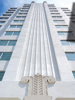The Lord Tarleton Hotel's Art Deco roots are evident in its reincarnation as the Crown, featuring 170 luxury apartments.