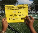 Housing advocates are trying to save this and other public housing projects in New Orleans.