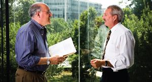 Rabbi Bruce Kahn (left) and Donald Kahl of the Equal Rights Center have raised the stature of accessible housing issues. But Kahl will soon run the show on his own.