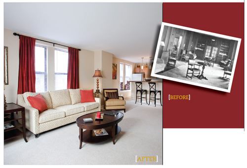 Campus Apartments took a chance by turning the deteriorating Seneca Hotel into luxury apartments. But the risks have paid off.