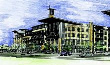 Good Looking: The newly opened Post Sierra at Frisco Bridges in Dallas architecturally stands out from the competition with its facade made of stone, brick, and steel. The property is part of a $250 million master-planned community.