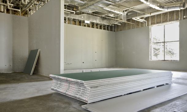 Smooth Operator: GreenGlass fiberglass-faced interior gypsum board from Temple-Inland provides mold protection, a smooth surface, and recycled content. It is faced on both sides with naturally mold-resistant fiberglass mats and contains at least 90 percent recycled content. It is engineered with improved fiberglass encapsulation, making it easier to handle and delivering a smoother surface for improved finishability over traditional glass mat gypsum boards. For more information, call Temple-Inland at 800-231-6060 or visit www.templeinland.com.