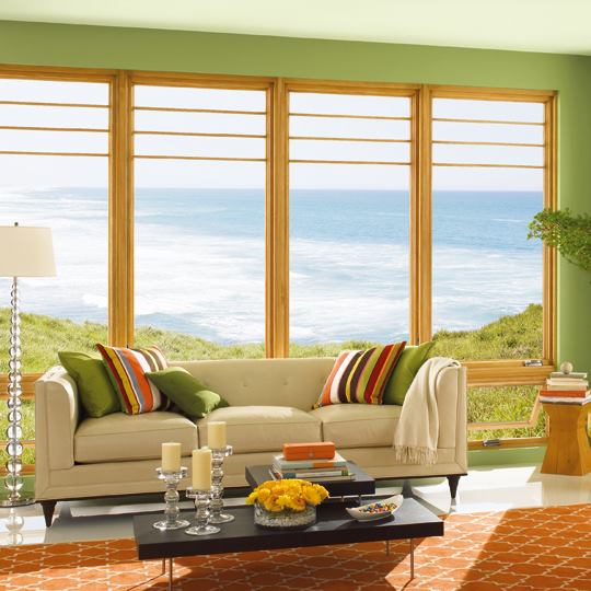 Clean Design: Washing windows isn’t such a chore with the Ultimate Casement collection from Marvin Windows and Doors. The collection features Marvin’s exclusive “wash mode,” which lets windows swivel 140 degrees so residents can wash the outside of the window from the inside. The casements are available in a variety of sizes, styles, and finishes, including new round top and classic push-out versions. For more information, call Marvin at 888-537-7828 or visit www.marvin.com.