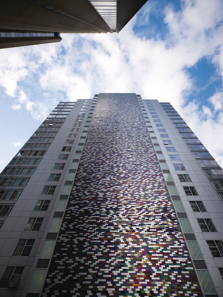 The 5th and Madison Building and Plaza. Seattle, Washington.