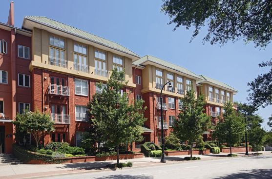 Post Parkside • Location: Atlanta • Developer: Post Properties • Architect: Gary B. Coursey & Associates Architects • Built: 1999 • Units: 188 • Notable: The community, considered Post Properties’ first Atlanta mixed-use development, features a 6,442-square-foot restaurant, underground parking, business center, and fitness center.