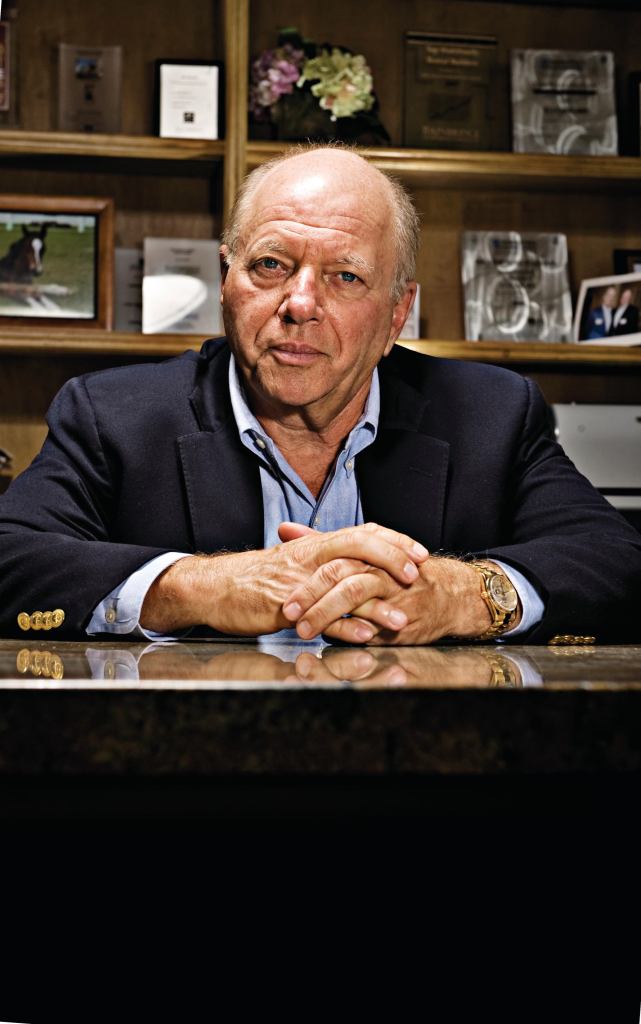 Chairman and CEO of the Bainbridge Companies, Richard Schechter, poses at the company's offices in Wellington, Florida.