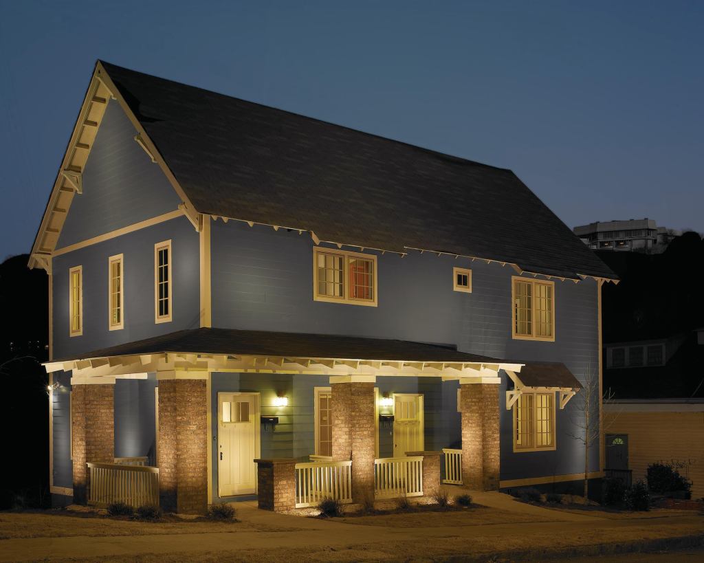 AReal Deal: Phelan Flats offers a wide range of sustainable features including energy-smart cement siding, a covered porch to minimize Western sunlight, and Energy Star appliances and fixtures.