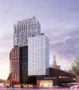 A 32-story residential tower will be among the 15 buildings at the Atlantic Yards complex in Brooklyn, N.Y., that will be mostly constructed in a prefab modular manufacturing plant.