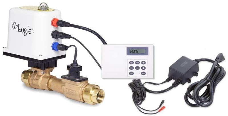 The NEW "FloLogic System 3.5" for indoor, outdoor and below grade installations eliminates the risk of uncontrolled water leaks. (PRNewsFoto/FloLogic, Inc.)