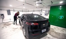 A Powertree EV stall in operation.