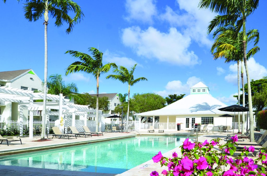 Waypoint’s properties include
Cypress Club at Woodmont
in Tamarac, Fla.. The
164-unit community touts
easy access to the major
employment hubs nearby, as
well as newly renovated units.