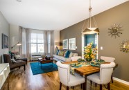 The units in Water's Edge range from 545 to 1,241 square feet.