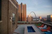 St. Louis Arch, rooftop, amenities, view, high-rise