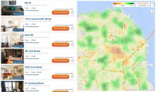 The RentLingo Charm Index rates a location's overall desirability on a scale of 0 to 100 based on factors including crime, local versus chain businesses, and transportation options.