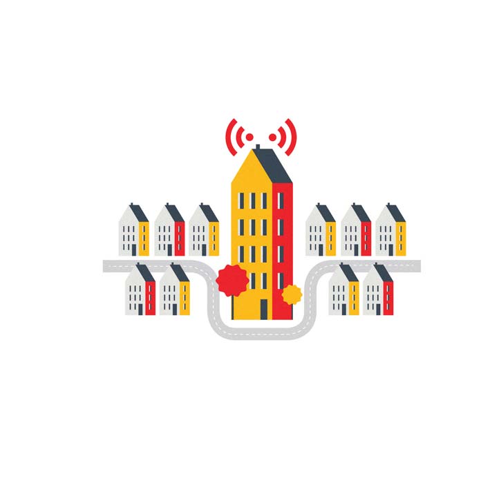 Internet of Things, Wi-Fi, connected, high-rise