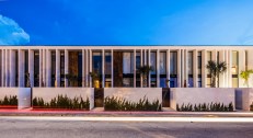 rental townhouses, front elevation, elegant facade