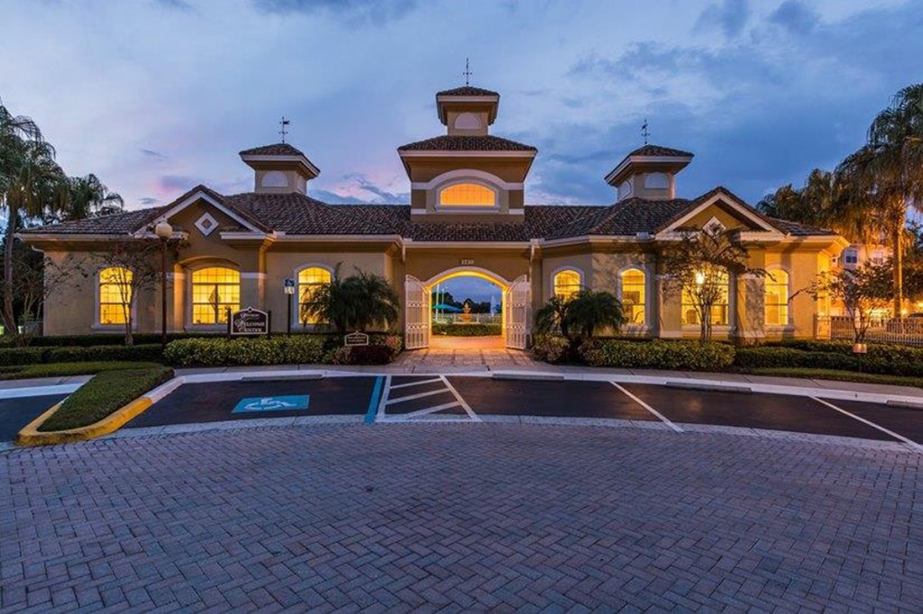 The welcome center at the Westbury at Brandon in Brandon, Fla.