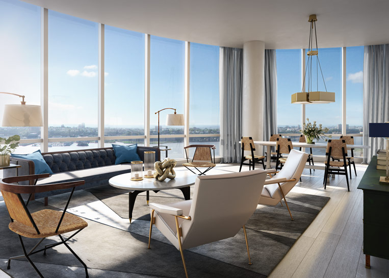 Opening next year, Fifteen Hudson Yards will feature new work space amenities.