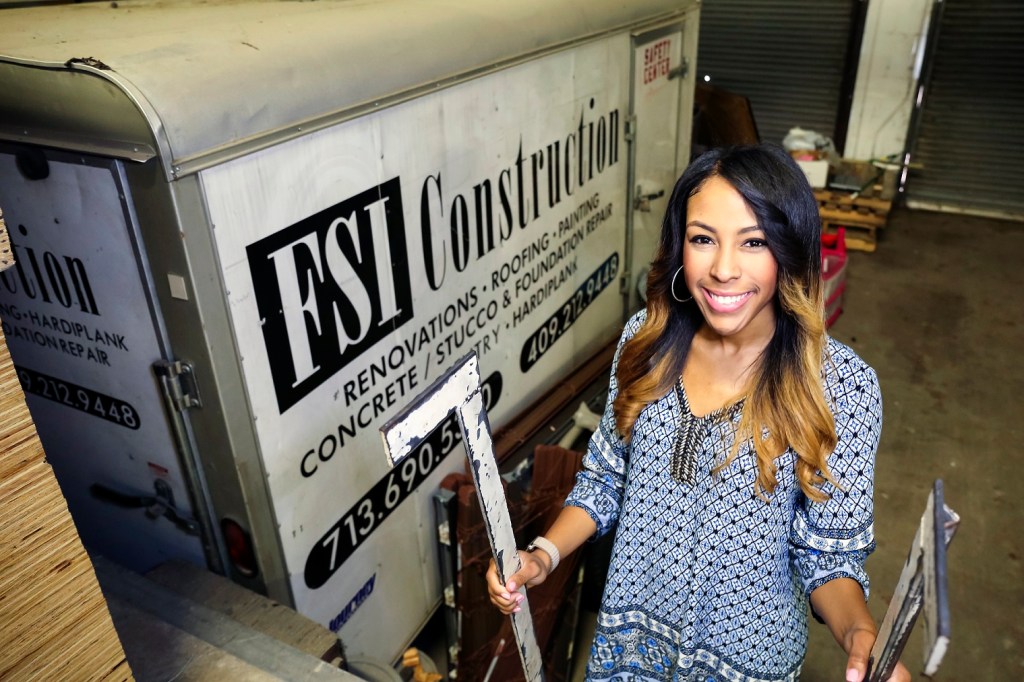 The Texas Apartment Association Education Foundation has launched the "Room to Grow" campaign in an effort to attract new workers. Above is one of the campaign's ambassadors,  Amber Whittaker, a construction corporate analyst.
