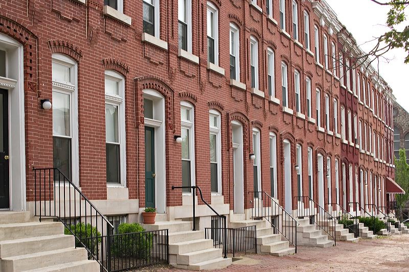 Starting in the 1990s, Enterprise Homes partnered with Bon Secours Health System to redevelop almost 90 Victorian row houses, now known as the Bon Secours Apartments. The formerly abandoned single-family homes are close to Bon Secours Hospital in West Baltimore.