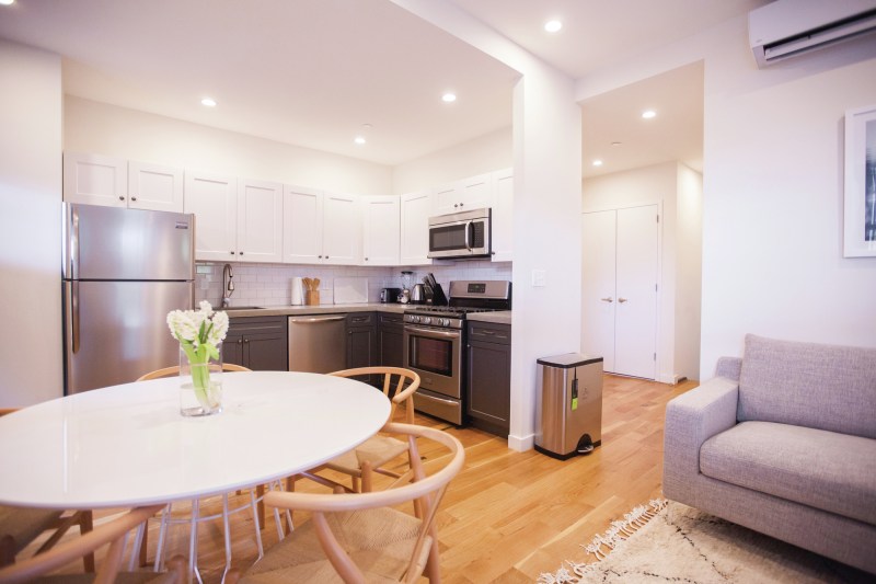 A communal space in Common's Havemeyer Home in Brooklyn's Williamsburg neighborhood.