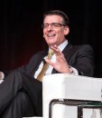 John Sebree of Marcus & Millichap presents his view of employment trends during the event's annual economic outlook session.