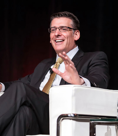 John Sebree of Marcus & Millichap presents his view of employment trends during the event's annual economic outlook session.