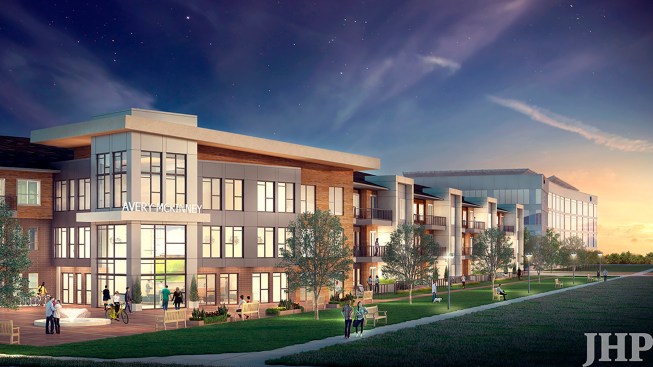 At The Kinstead in McKinney, Texas, parking is provided at a ratio of 1.7 cars per unit in a combination of 70% surface parking and 30% private garages, according to Carl Malcolm, principal with JHP Architecture / Urban Design. Each garage includes a second tandem space, located in the residential buildings.