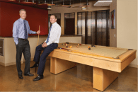 Blackfin's Andrew Buchanan (left) and Doug Root, photographed for Multifamily Executive in December 2016.