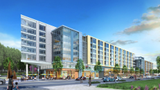 A rendering of The Modern at Art Place, set to open this summer.