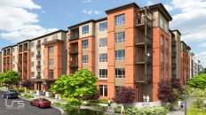 Revel AmberGlen will offer studio, one- and two-bedroom independent living apartments.