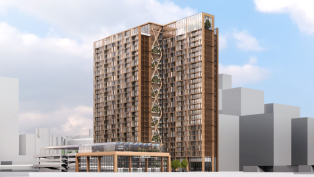 The zero-energy Building Positive + Living Well concept community is all electric with zero emissions.