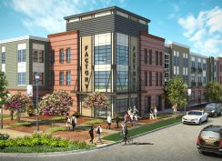 The 271-unit Factory at Garco Park apartment community is located in a formerly industrial area in Charleston, S.C.