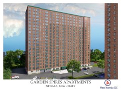 Omni New York's 544-unit Garden Spires Apartments in Newark, N.J., will undergo extensive rehabilitation.