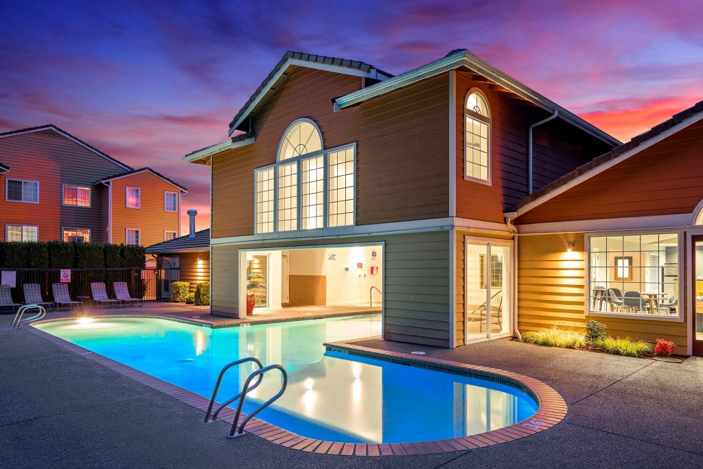 The Heronfield apartment complex in Kirkland, Wash., near Seattle, is among the properties included in the CapitaLand portfolio.