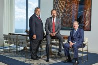 The Related Group executive team (left to right): Adolfo Henriques, Jorge Pérez, and Matthew J. Allen.