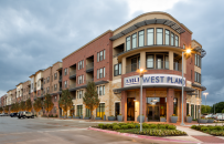 Rooftop solar panels have already been installed at AMLI West Plano in Plano, Texas.