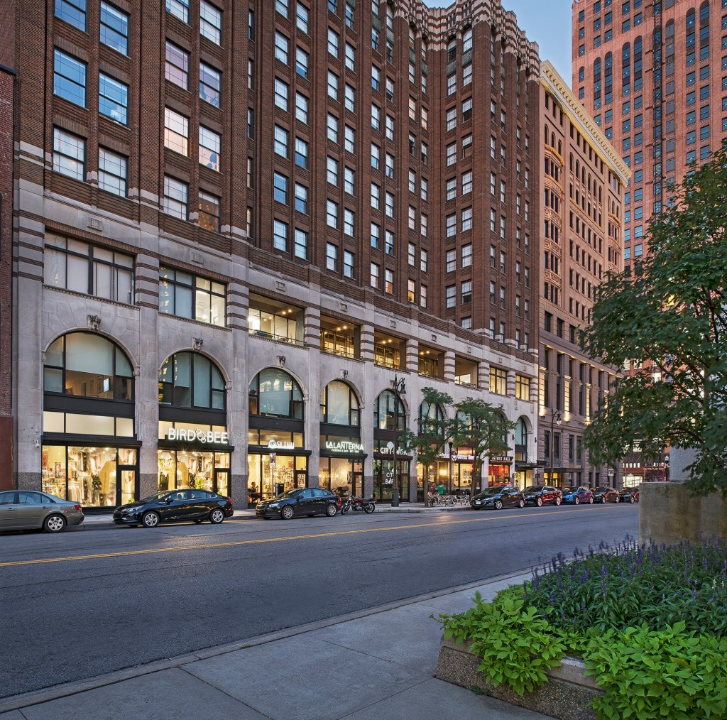 Broder & Sachse's Albert Capitol Park in Detroit incorporates street-level retail and 127 residential units in the former Griswold Building, which was built in 1929 and added to the National Register of Historic Places in 1980.
