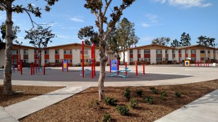 A new playground at Meadowbrook Apartments in San Diego was one of many improvements Vitus completed after taking ownership of the property in 2013. The 448-unit community is one of the largest affordable housing renovation projects ever completed in California.