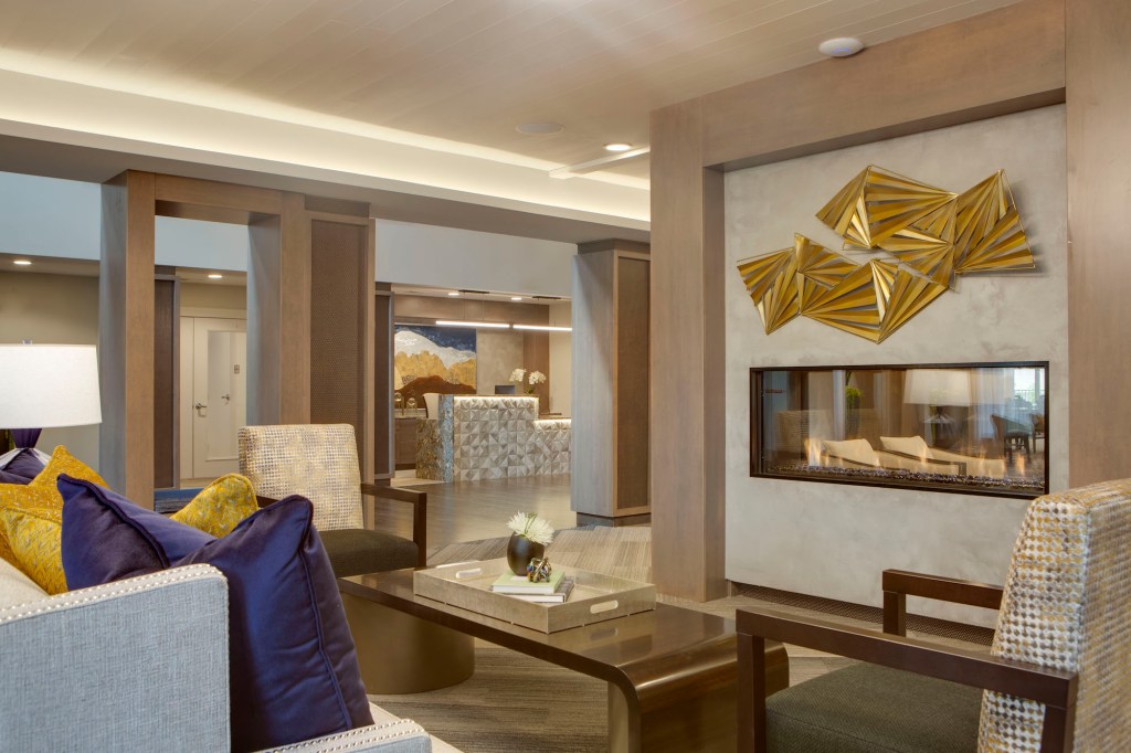 Investing in a well-designed lobby for a senior community can set the tone for a successful community tour.