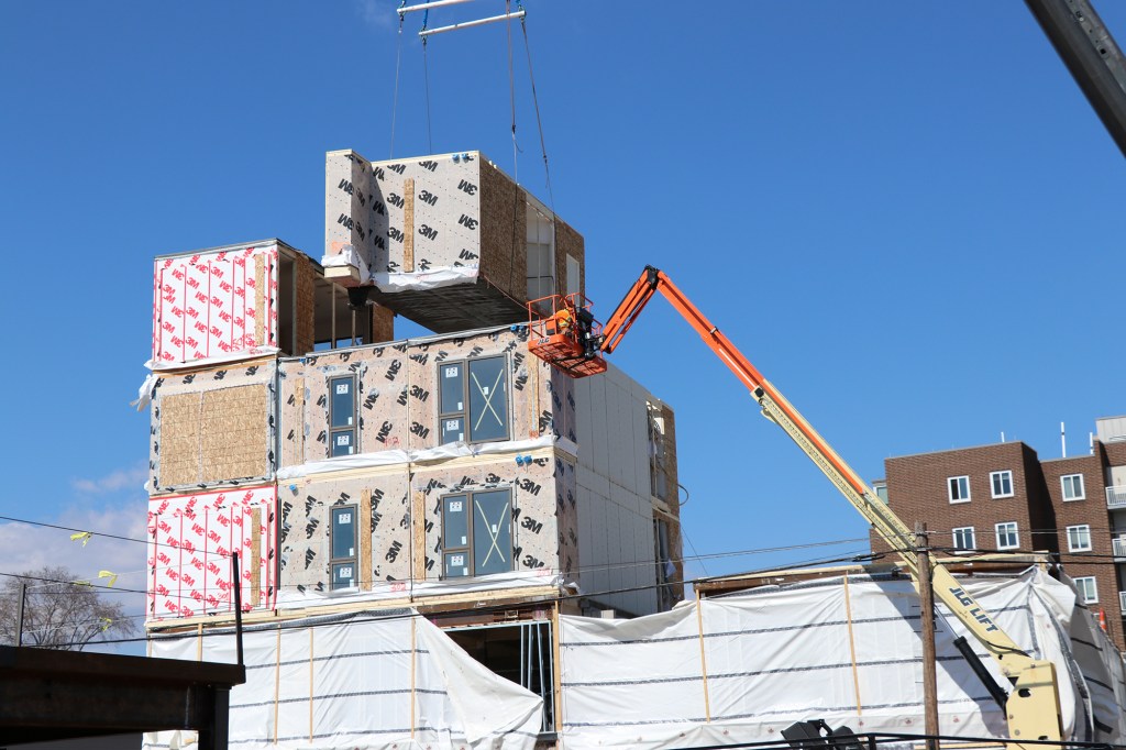 Modular construction streamlined the development process for Canvas, a 126-unit, two-building, mixed-use development in downtown Beverly, Mass.