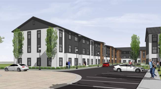 A rendering of the Annex of Ruston in Ruston, La.