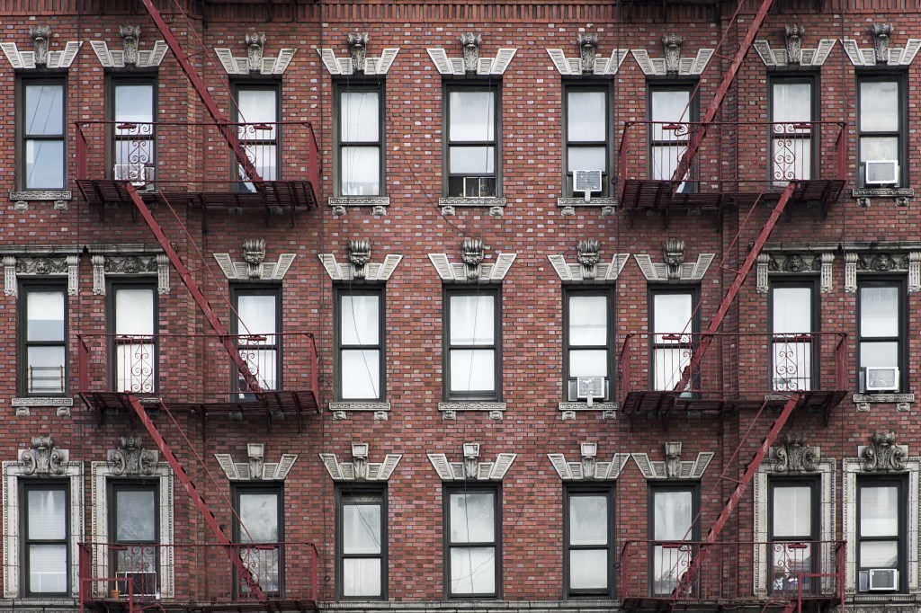 Old apartment building Manhattan, New York City, United States