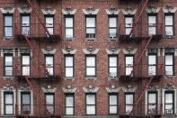 Old apartment building Manhattan, New York City, United States